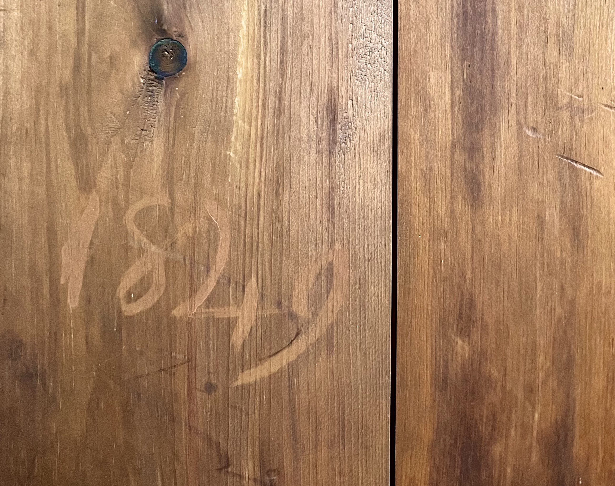JKR Shaker Double Cupboard Over Drawers John Keith Russell