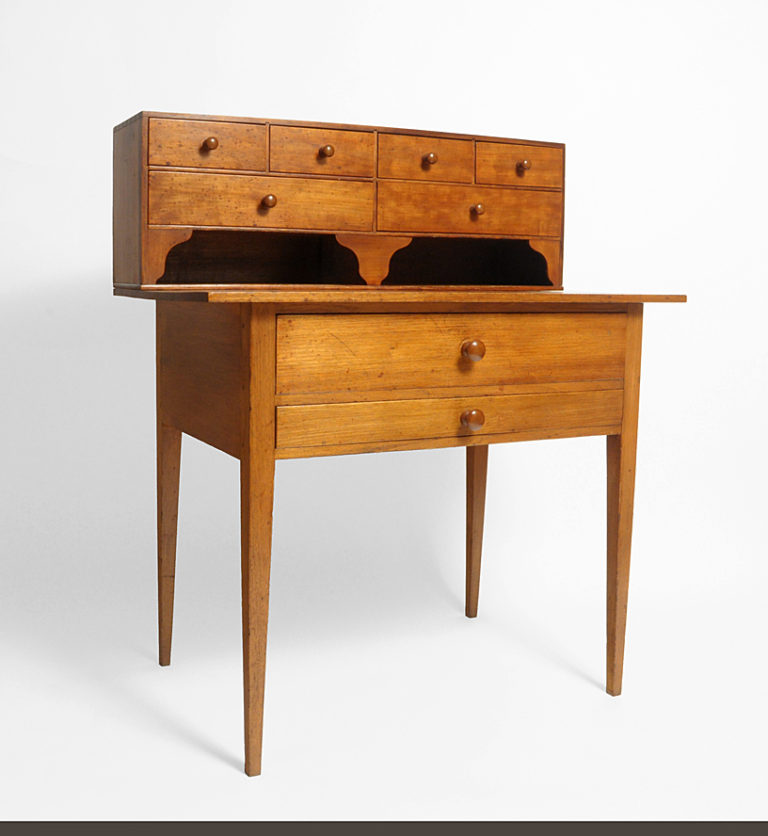 JKR Shaker Sewing Desk With Gallery John Keith Russell